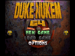 Duke Nukem 64 (Europe) Title Screen